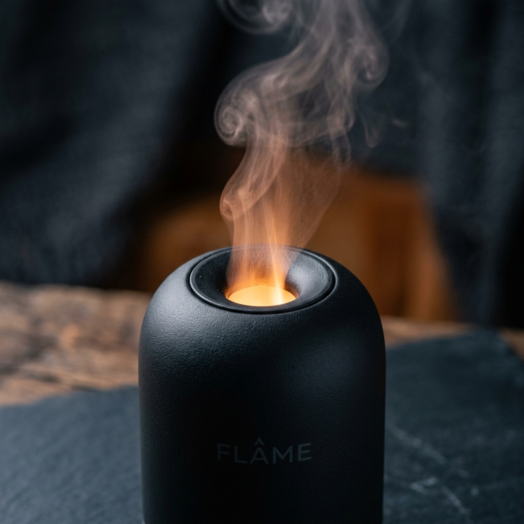 Realistic Flame Mist Effect Close Up